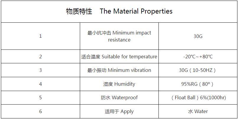 LDS-02 液位傳感器 浮球開(kāi)關(guān)