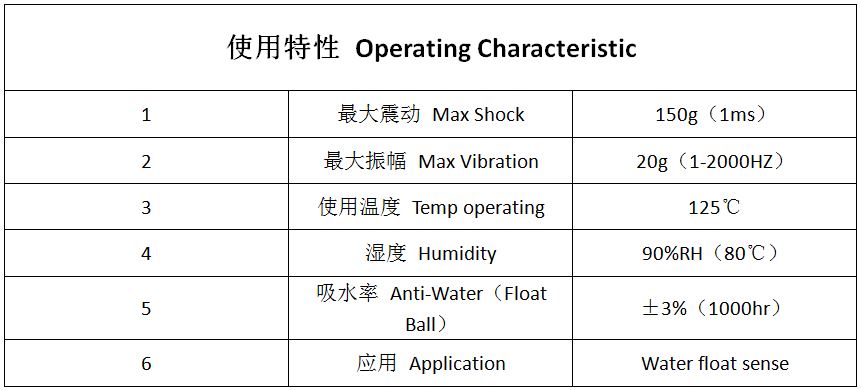 LSS2A1 液位傳感器 浮球開關